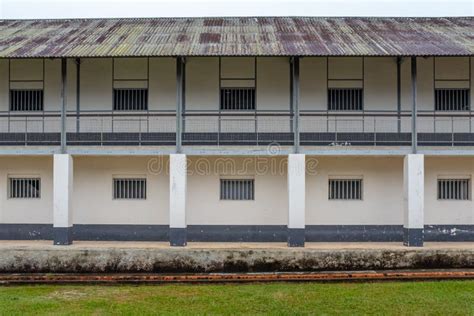 One Building Of The Prison Of St Laurent Du Maroni French Guiana Stock