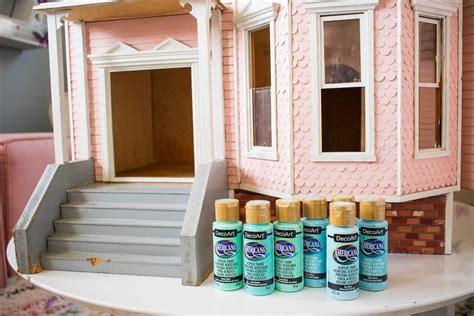 Repainting A Victorian Dollhouse 9 At Charlottes House