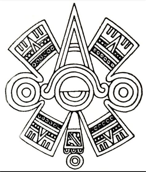 Aztec Sacred Symbol Aztec Symbols Glyphs Symbols Mayan Tattoos