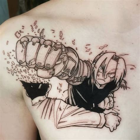 Anime Tattoo Page Animemasterink Posted On Instagram Edward
