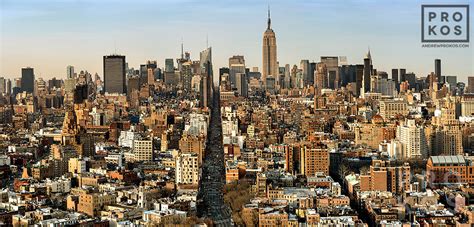 Panoramic Cityscape Of Manhattan From Soho Ii High Definition Fine