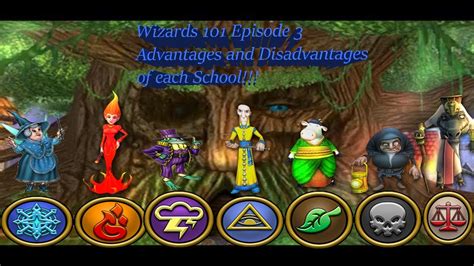 Wizards 101 Advantages And Disadvantages Of Each School Youtube