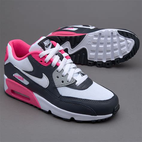 Girls Shoes Nike Sportswear Girls Air Max 90 Mesh Gs Anthracite