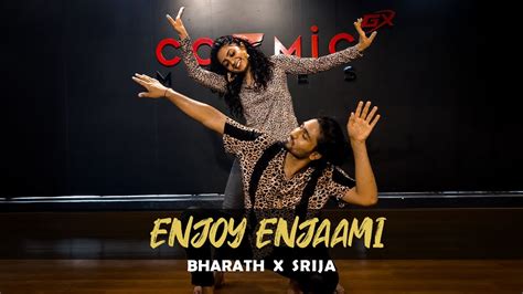 Enjoy Enjaami Srija Ramakrishna X Bharath Raj Dance Cover Youtube