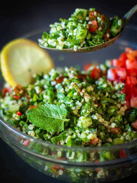 Lebanese Salad With Parsley Authentic Tabbouleh Recipe