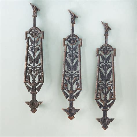 A Series Of Cast Iron Aesthetic Movement Staircase Spindles Lassco
