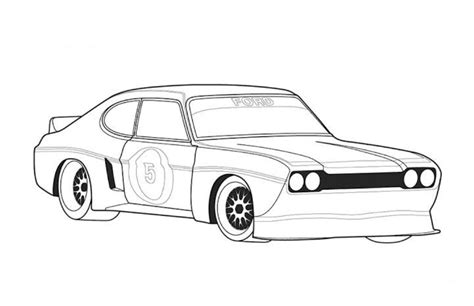 Muscle Car Drawing Clipart Best