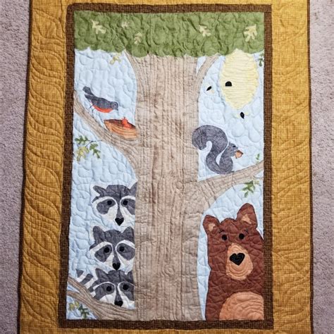 Woodland Animal Baby Quilt Patterns