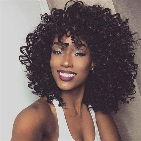 20 black curly hair wig new