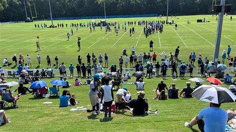 Excitement Surrounds Carolina Panthers At Training Camp As Season