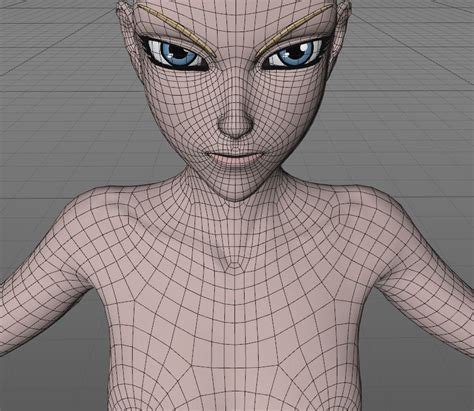 Android 18 Rigged 3d Model 5 C4d Fbx Unknown Free3d