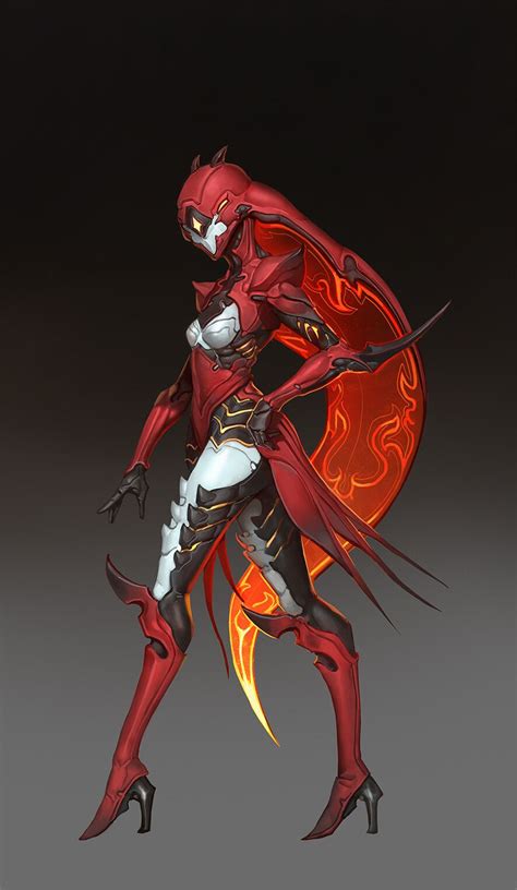 Pin By ~•liza•~ On Красное Red Warframe Art Fantasy Character Design Character Art
