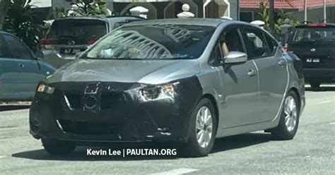Sleek curves and subtle lines around the body give it a touch of class, emphasized by chrome accents in front and at the trunk. SPYSHOTS: 2020 Nissan Almera spotted in Malaysia - paultan.org