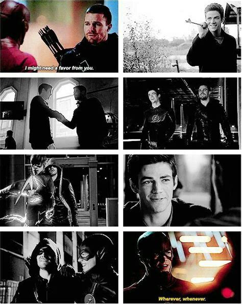 Oliver Queen And Barry Allen Flash Crossover Star Labs Team Arrow Nerd Herd Barry Allen