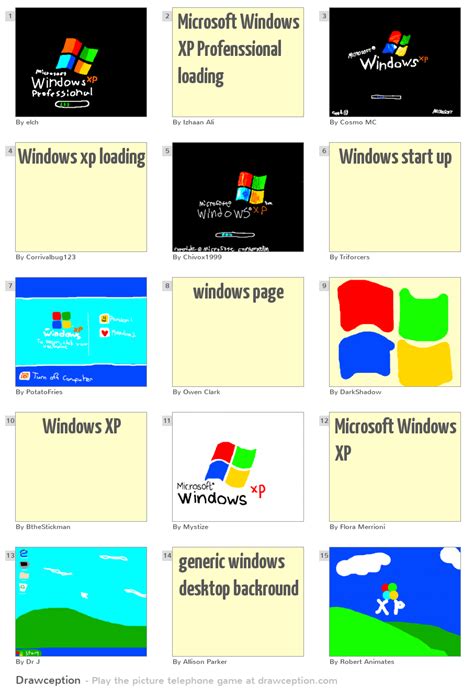 Microsoft Windows Xp Profenssional Loading Drawception