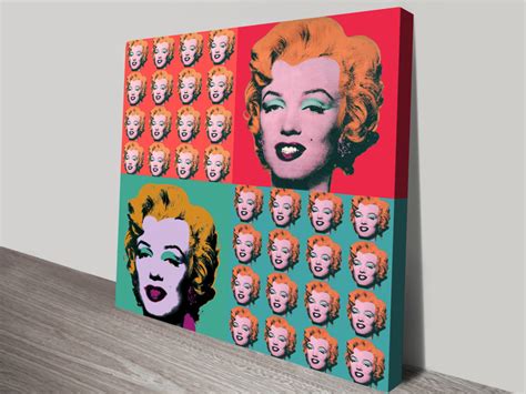Andy Warhols Marilyn Monroe Canvas Wall Art Online Au