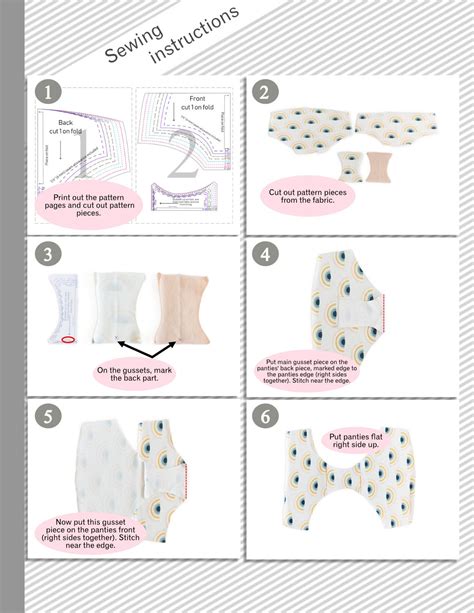 Girls Panties Pattern Sewing Pattern PDF Etsy
