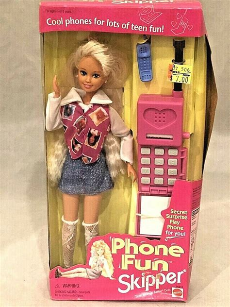 Barbie Phone Fun Skipper Doll 1995 Mattel For Sale Online Ebay Vintage Barbie Dolls