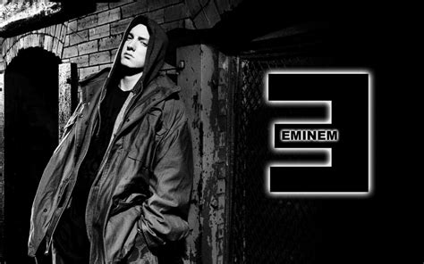 Eminem Wallpapers Black White Wallpaper Cave