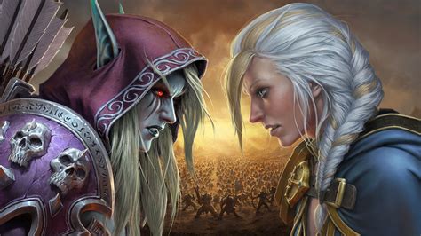Sylvanas Windrunner Jaina Proudmoore World Of Warcraft Battle For