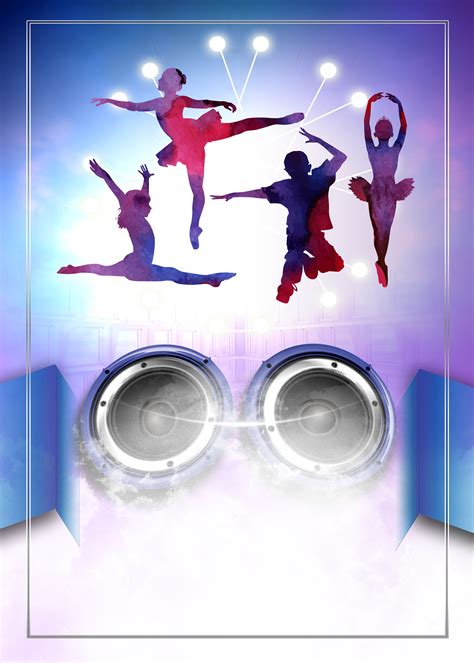 Dance Music Poster Background Dancing Music Dancer Background Image