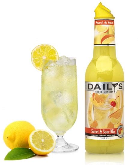 Quick and economical, this mix tastes so much still, i was very confused one day when, in the hunt for sweet & sour mix, i couldn't find any (and ditto for the department's one employee. Daily's Sweet & Sour Cocktail Mix 1l- Buy Daily's Drink Mix