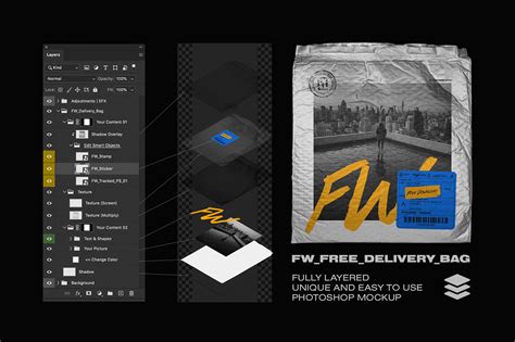 Download Delivery Bag - Free Photoshop Mockup on Behance