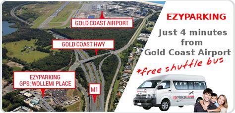 what are the car parking and public transport options at gold coast airport