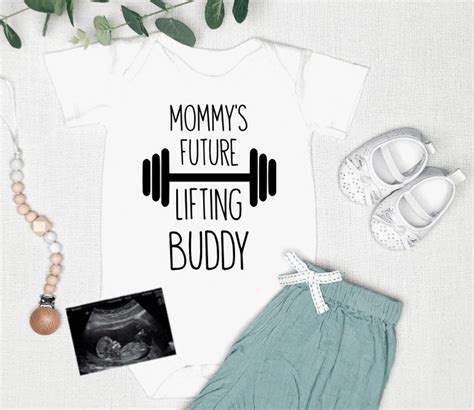 Mommys Future Lifting Buddy Onesie® Bodysuit Pregnancy Etsy