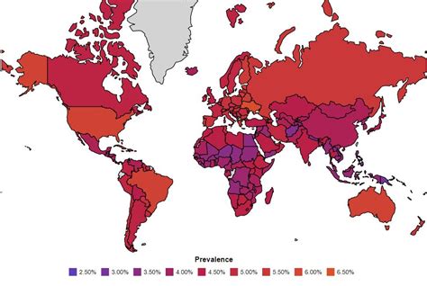 Depression Rates By Country 2022 World Populace