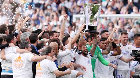 Real Madrid Logra Su Título 35 En Laliga De España