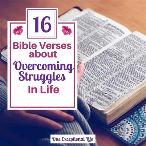16 Powerful Bible Verses About Overcoming Struggles In Life