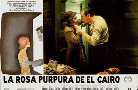 la rosa púrpura de el cairo carteles de cine