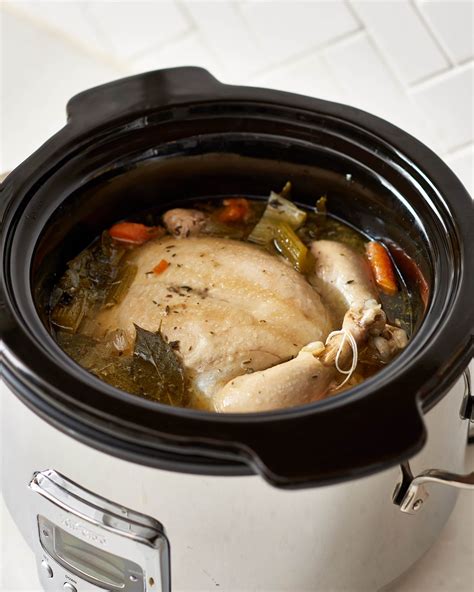 Recipe Slow Cooker Whole Chicken Soup Kitchn