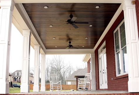 Image Result For Stained Porch Ceiling Painted Beams Porch Ceiling