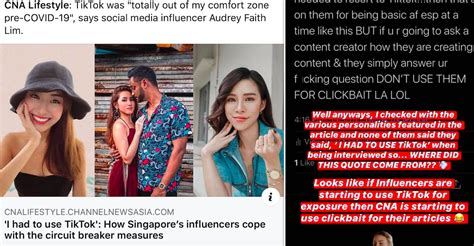Cna's office of communications and public affairs, led by director christine lapaille, works with members of the media to provide information, insight, and perspective on issues in the news. S'pore influencers call out CNA Lifestyle for its ...