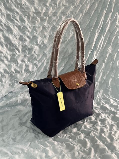 Longchamp Le Pliage Navy Blue Classic Handbag M Gem