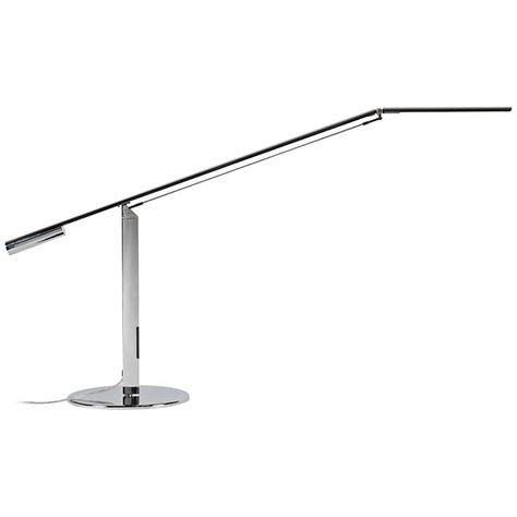 Round base is 7 1/2 wide. Gen 3 Equo Warm Light LED Chrome Desk Lamp with Touch Dimmer - #3V265 | Lamps Plus