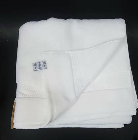 Ecoexistence White Solid Fluffy Cotton Bath Sheethand Towel Or 4