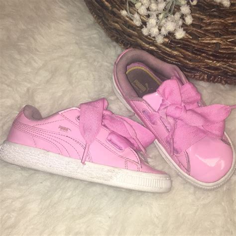 Puma Shoes Shiny Pink Pumas Color Pink Size 10g Pink Pumas