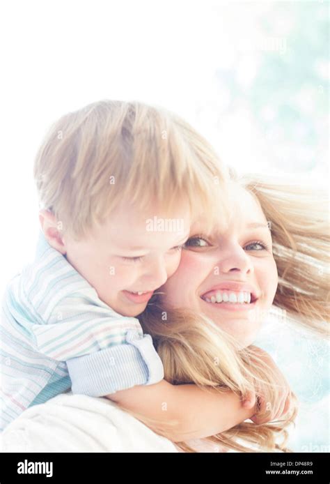 Mother And Son Stock Photo Alamy