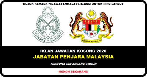 Senarai biasiswa 2020 terkini untuk pelajar di malaysia. RASMI JAWATAN KOSONG DI JABATAN PENJARA MALAYSIA 2020 ...