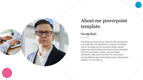 About Me Powerpoint Template For Students