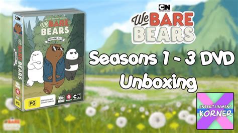 We Bare Bears Seasons 1 3 Dvd Unboxing Youtube