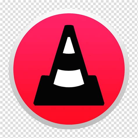 Black And Colorful Yosemite Style Icons Red Vlc W Bg Transparent