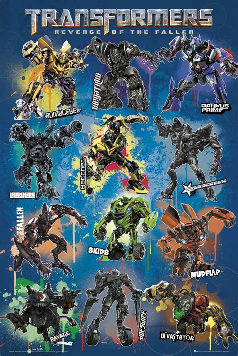 Maxi Poster Transformers 2 Characters 61 X 915cm Ebay