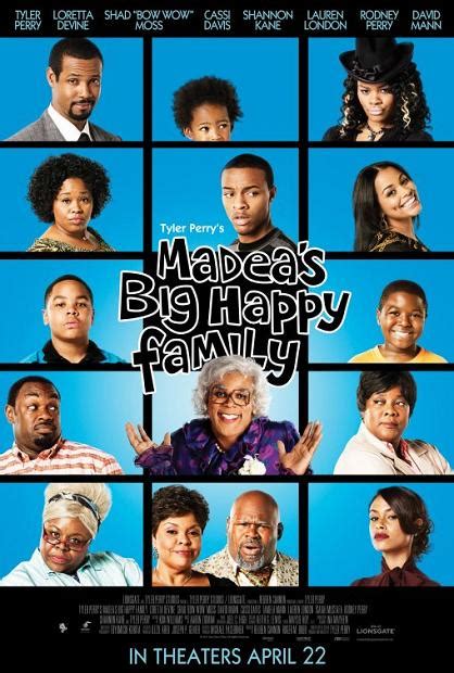 The manzoni family, a notorious mafia clan, is relocated to normandy, france under the witness protection program, where fitting in soon becomes challenging as their old habits die hard. Tyler Perry's Madea's Big Happy Family (2011) Movie ...