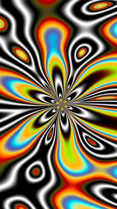 Eye Popping Hd Optical Illusion Cellphone Wallpaper Background Trippy