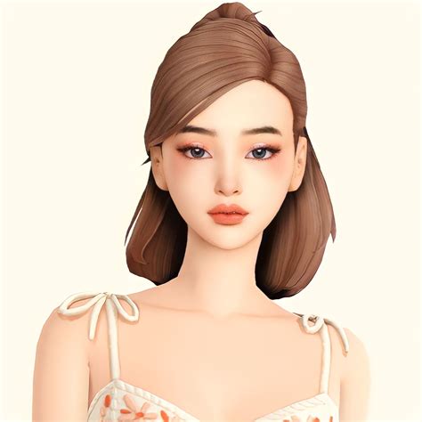 Shayna Kim Cute Korean Teenager The Sims 4 Sims Households