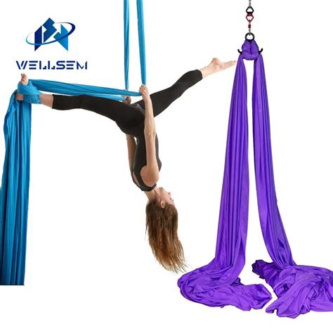 Wellsem X M Aerial Silks Equipment Anti Gravity Yoga Hammock Swing Yoga For Home Gymnastics
